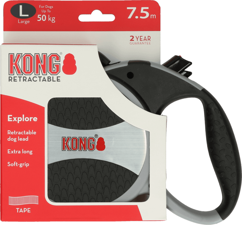 KONG Rollijn Explorer Grijs L (7,5m/50kg)