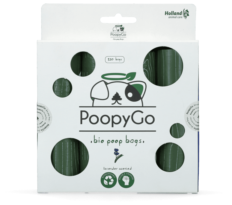 PoopyGo Eco friendly 120 st. (8x15 zakjes) Lavendelgeur