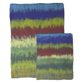 DDKC Mat Multi Ombre Groen/Rood/Blauw-M 100x70cm