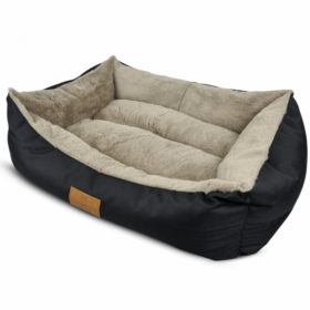 Topmast Hondenmand - Fluffy Waterproof Line - Zand - Large - 78 x 60 cm