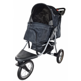 Topmast Hondenbuggy Allround All Terrain - 3 Wielen - Zwart