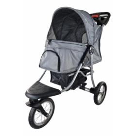 Topmast Hondenbuggy Allround All Terrain - 3 Wielen - Antraciet