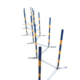 Topmast Professionele Agility Slalom - 12 Palen - Zigzag