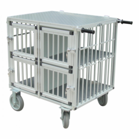 Topmast Showtrolley Expose L - Voor 4 Honden - Aluminium - Met Wielen - 93 x 70 x 95 cm