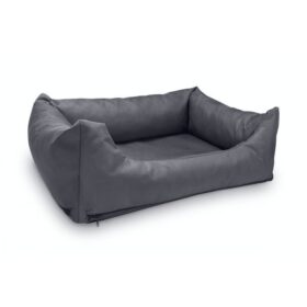 Topmast Hondensofa - Leatherlook Antraciet - 100 x 80 CM