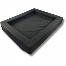 Topmast Loungebed Hondenbed - Waterproof polyester - Zwart - 85 x 70 cm