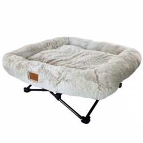 Topmast Hondenstretcher Fluffy - Snowy White - 76 x 76 x 13 cm