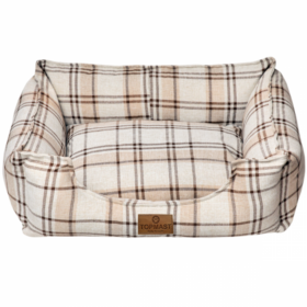 Topmast Hondenmand Iselle - Luxe Uitvoering - Tartan Beige - 95 x 75 x 28 cm - Large