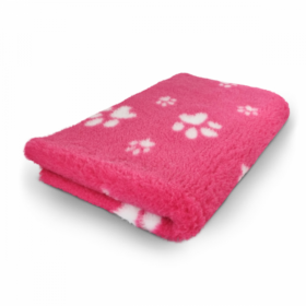 Vet Bed - Fuchsia met Witte Pootjes - Rol 10 Meter, 150 cm Breed