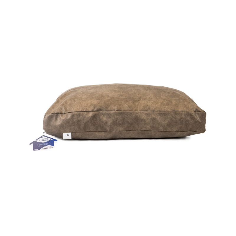 Let's Sleep Plush Pillow Hondenkussen M Taupe