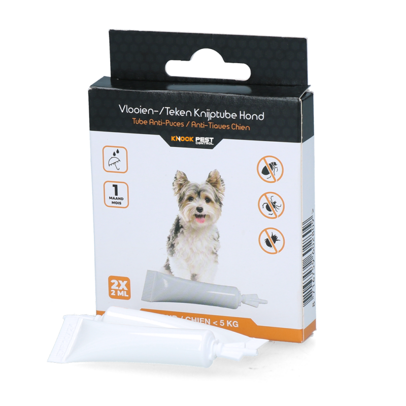 Knock Pest vlooien-tekenpipet Hond <5 kg NL+FR