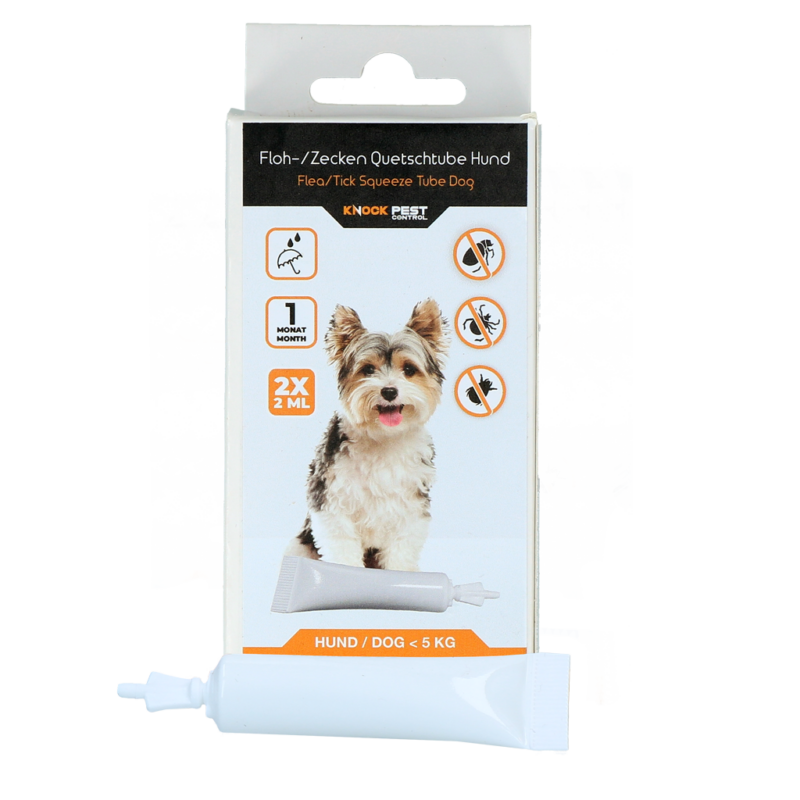 Knock Pest vlooien-tekenpipet Hond <5 kg DE+GB