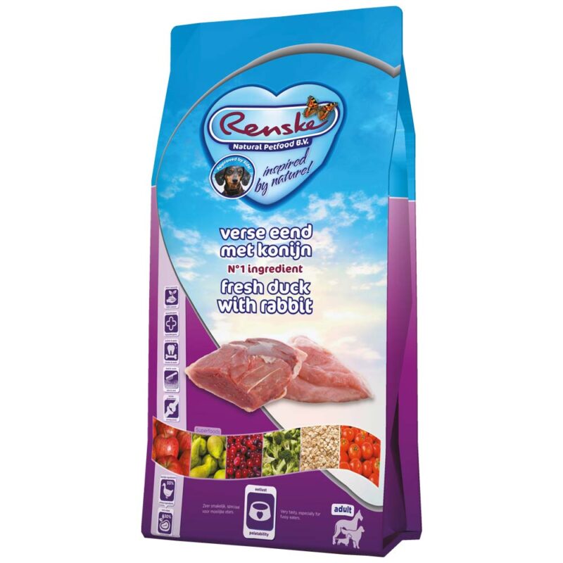 Renske super premium adult eend / konijn 2 KG